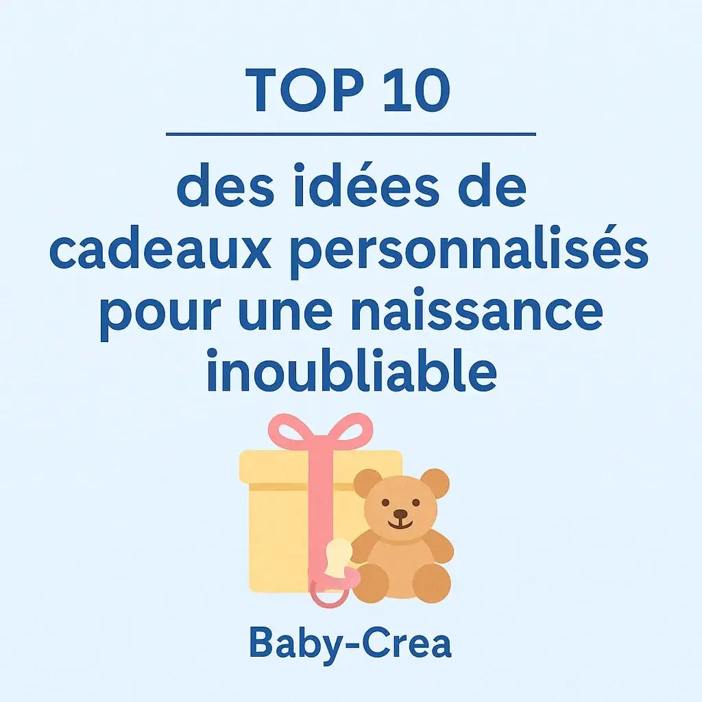 Top 10 Cadeaux Personnalisés Naissance  Baby-Crea