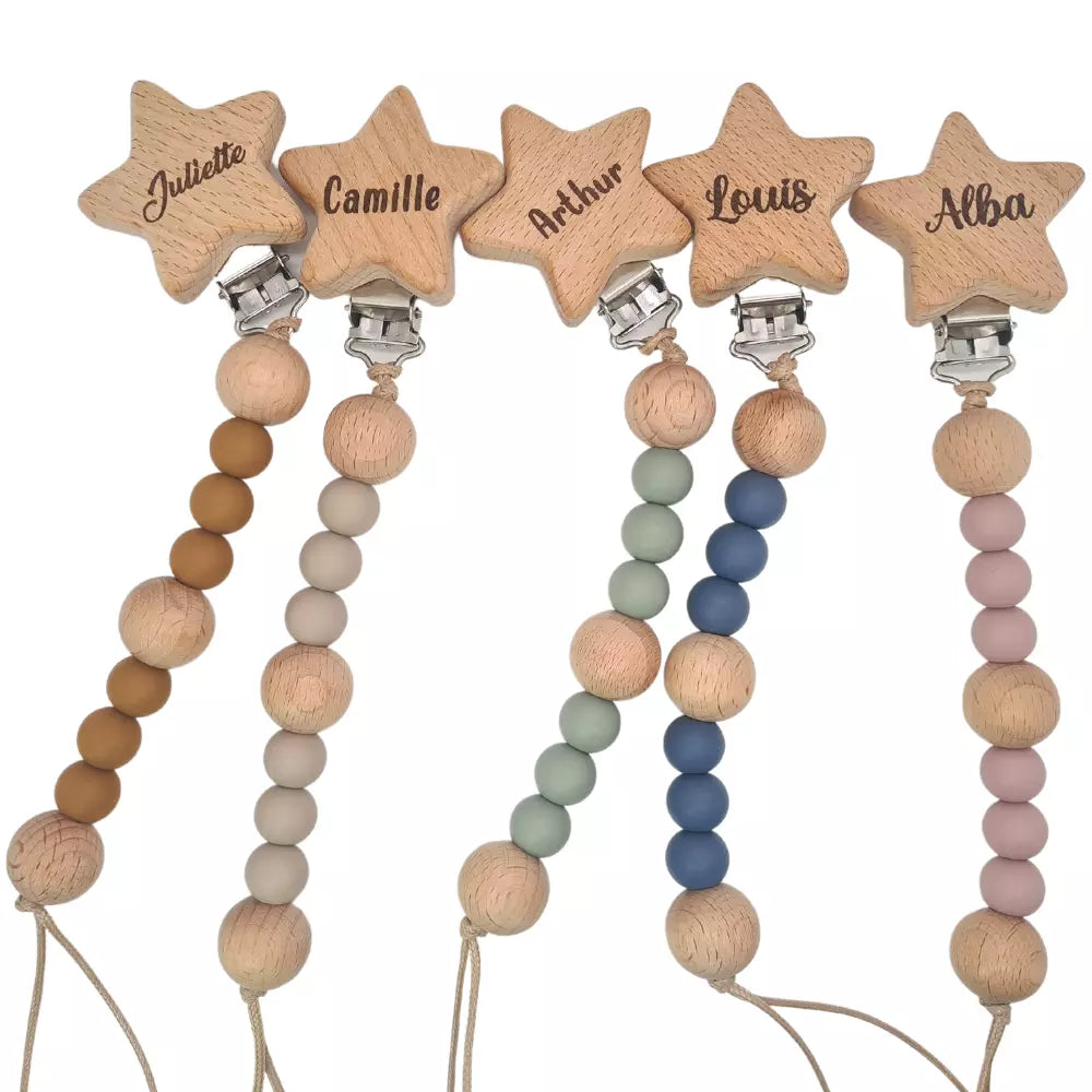 attache-sucette personnalisées pour bébé