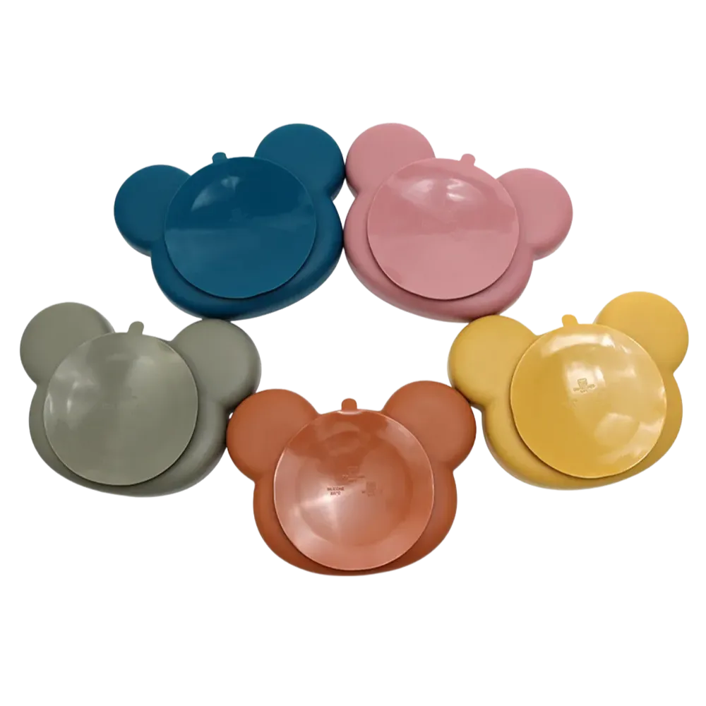 Assiette bébé silicone sans BPA