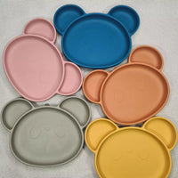 Assiette silicone bébé en forme de panda