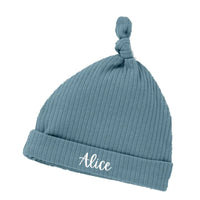 Bonnet naissance bébé mixte gravé prénom
