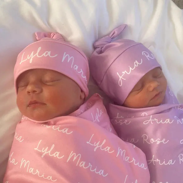 Couverture d'emmaillotage rose pour bébé, idéale pour un sommeil serein