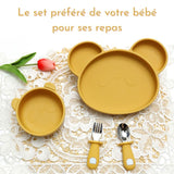 coffret naissance ,cadeau naissance ,assiette ventouse ,couvert panda ,bol ventouse recherche google 