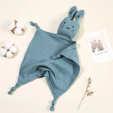 Doudou bébé forme lapin tissu hypoallergénique