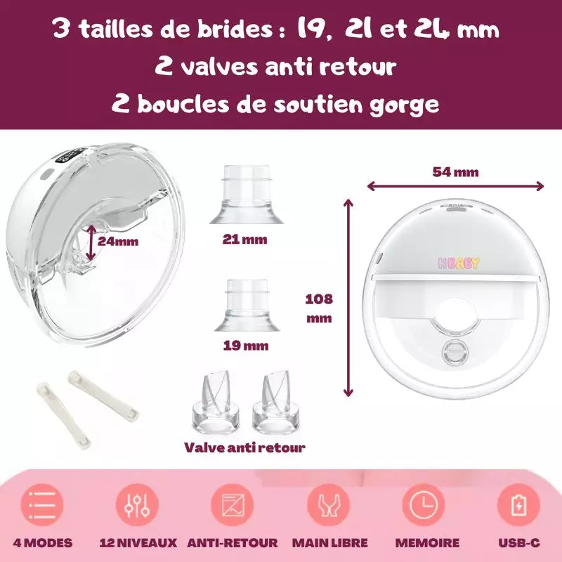 K-Baby tire-lait avec intensité réglable