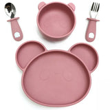 Set repas bébé silicone sans BPA