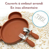Vaisselle panda pour enfant en bas âge