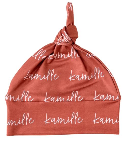 Bonnet de Naissance Prénom Répété