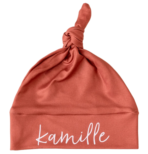Bonnet de Naissance Prénom Unique