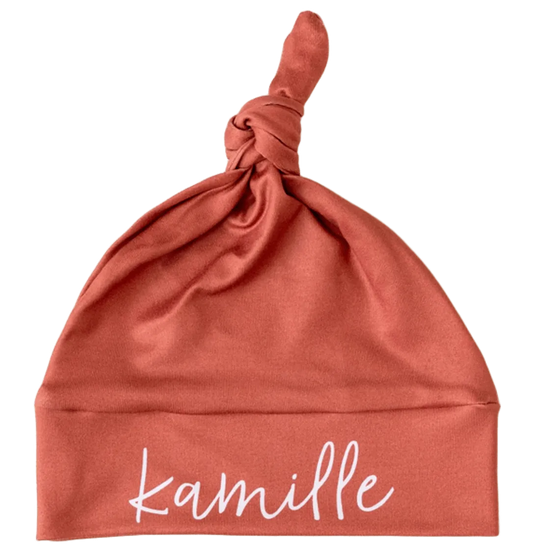 Bonnet de Naissance Prénom Unique