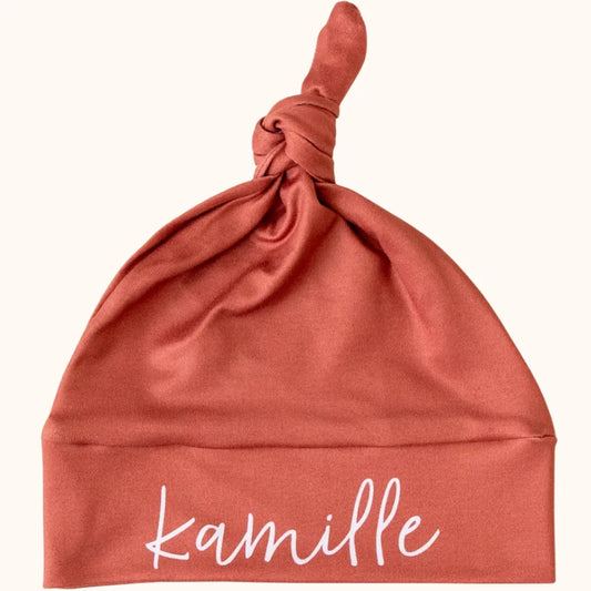 Bonnet de Naissance Personnalisé Prénom Unique