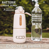 Nouveau Chauffe Biberon Sans fil, portable et nomade 300 ml - 12 heures d'autonomie  - Intelligent