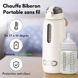 Nouveau Chauffe Biberon Sans fil, portable et nomade 300 ml - 12 heures d'autonomie  - Intelligent