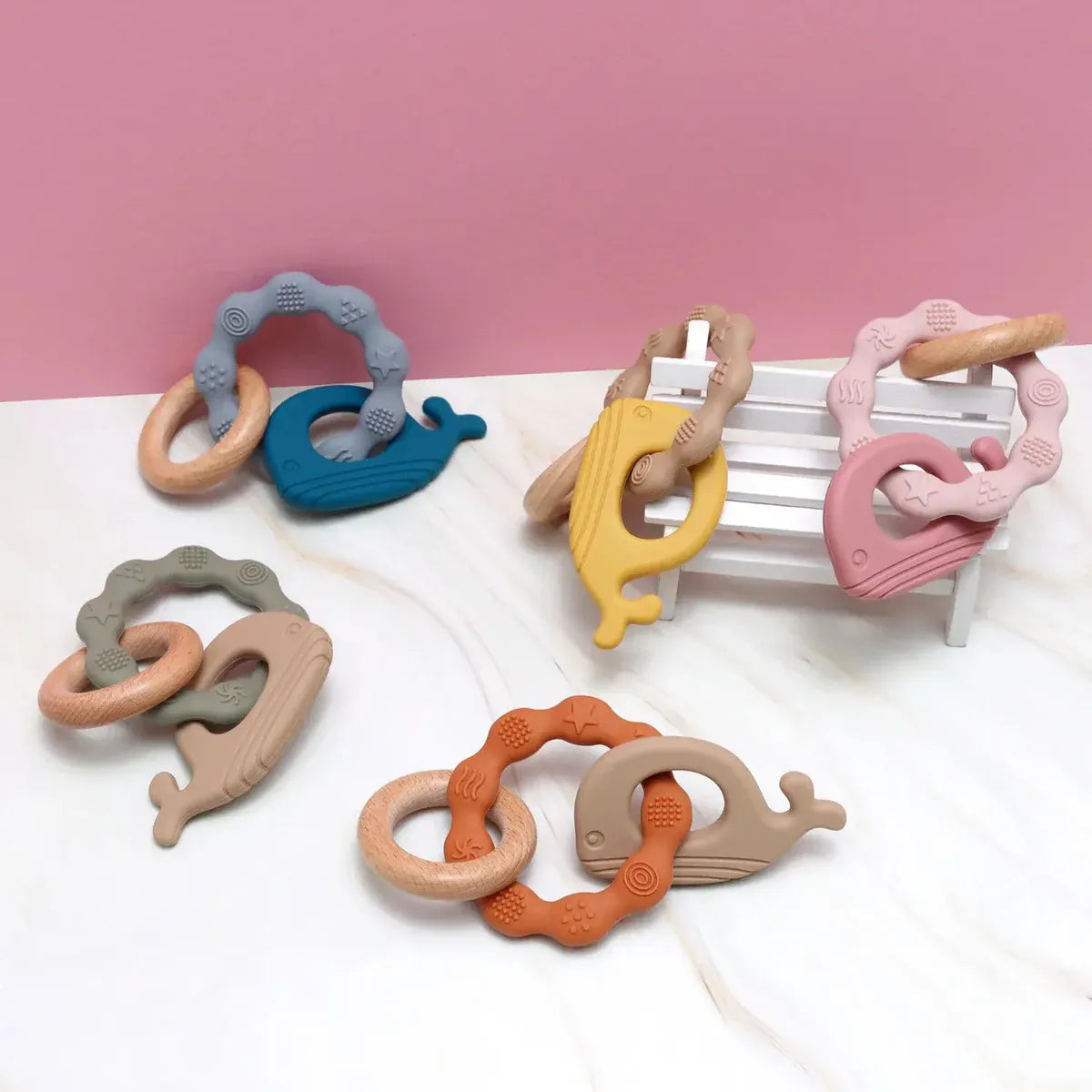 jouet apaisant pour gencives bébé dauphin