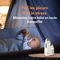 Nouveau Chauffe Biberon Sans fil, portable et nomade 300 ml - 12 heures d'autonomie  - Intelligent