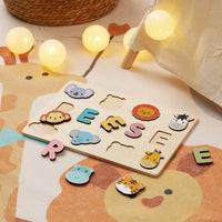 puzzle animaux pour bébé en bois