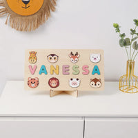 puzzle bébé 18 mois prénom personnalisé