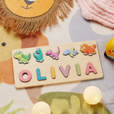 puzzle personnalisé prénom OLIVIA en bois