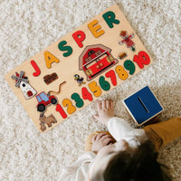 puzzle prénom JASPER en bois personnalisé
