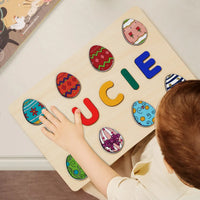 puzzle prénom fille LUCIE en bois éducatif