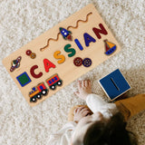 puzzle prénom personnalisé CASSIAN aventure