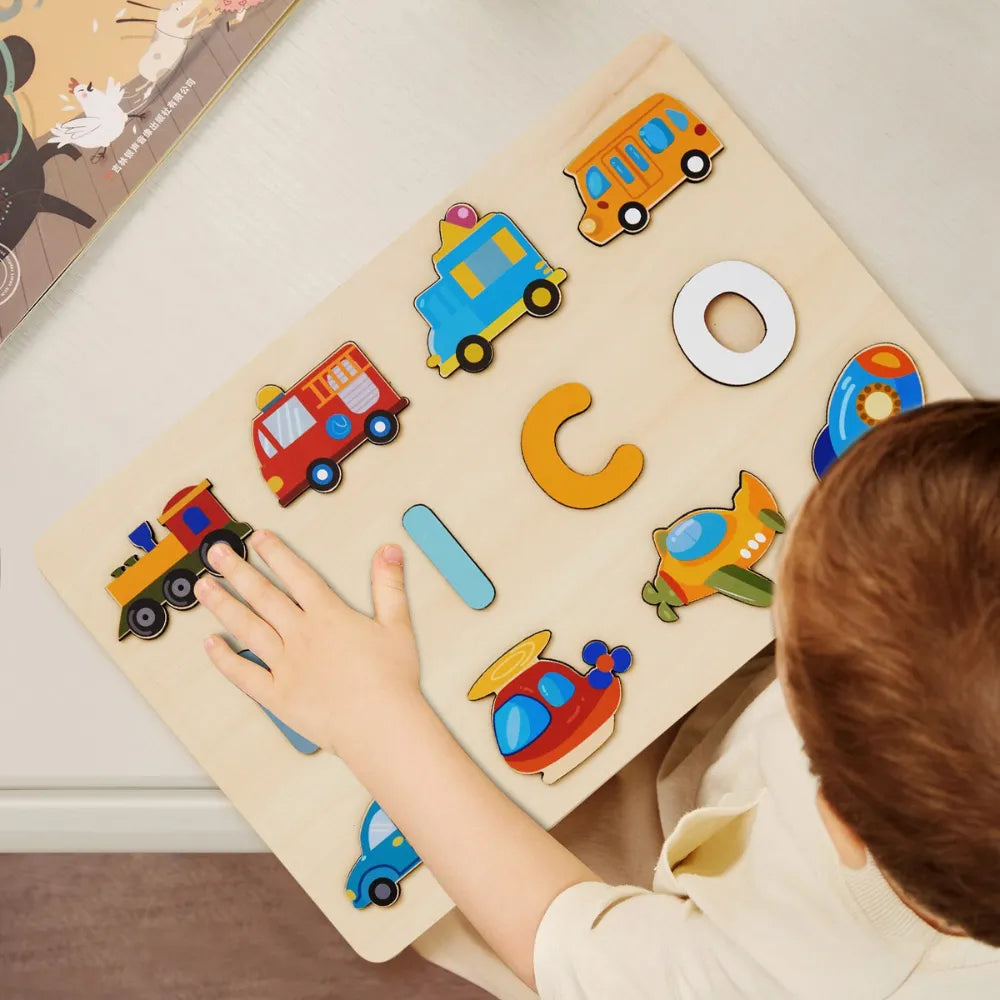 puzzle prénom NICO personnalisé bois