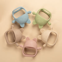 Silikon-Beißspielzeug für Babys – Kauspielzeug für Babys – Baby-Beißring – lindert Zahnschmerzen bei Babys